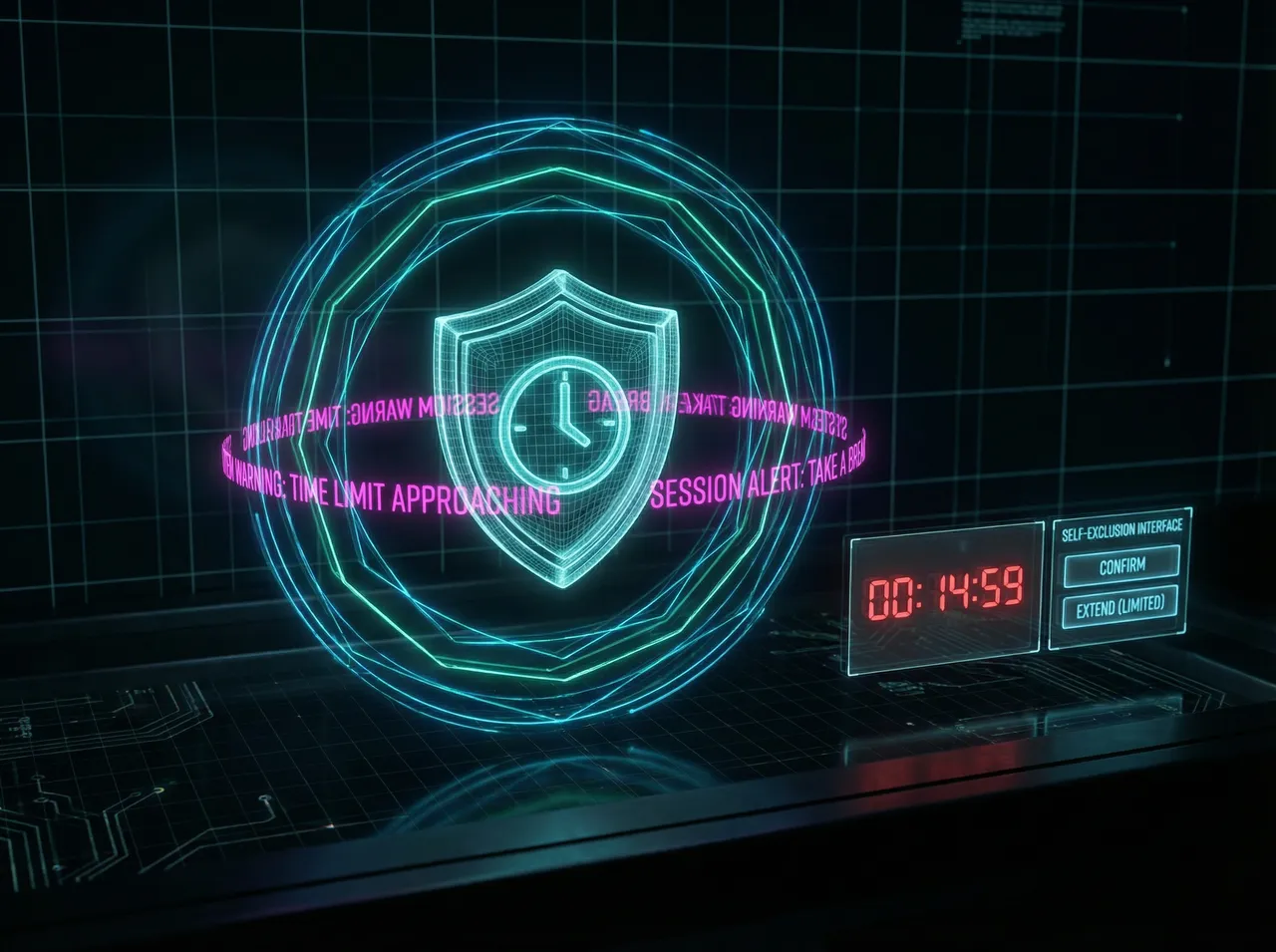 炸金花 霓虹线框宵禁协议负责任博弈