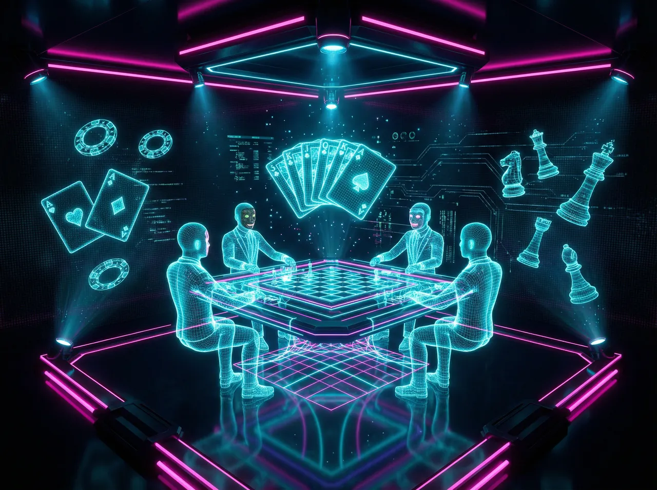 炸金花游戏赛博对战竞技场 - 炸金花